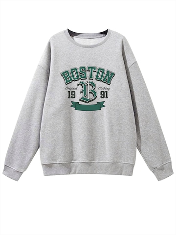 Felpa di GORHEY in grigio: frontale