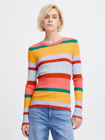 ICHI Sweater 'Mafa' in Mixed colors: front