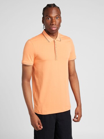 ARMANI EXCHANGE - Camisa em laranja: frente