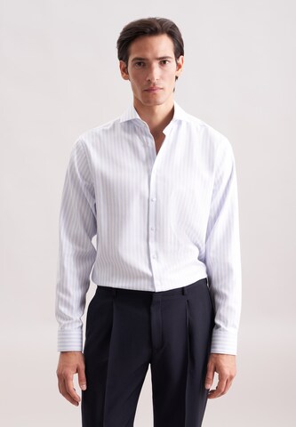 Coupe regular Chemise business 'SMART CLASSICS' SEIDENSTICKER en bleu : devant