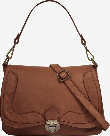 Sac à bandoulière Samantha Look en marron : devant
