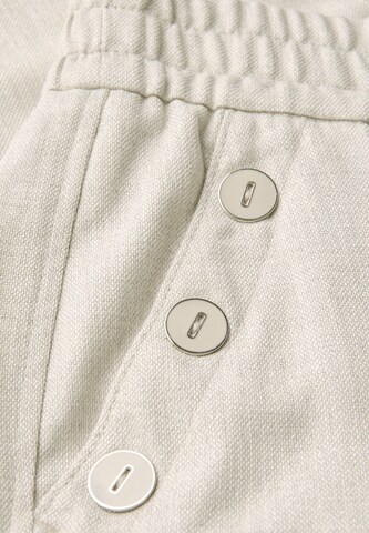 STREET ONE Regular Hose in Weiß