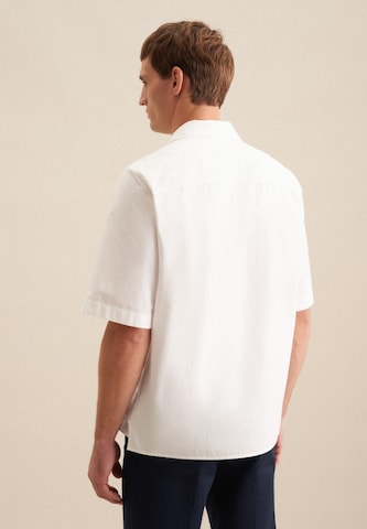 SEIDENSTICKER Regular fit Button Up Shirt in White