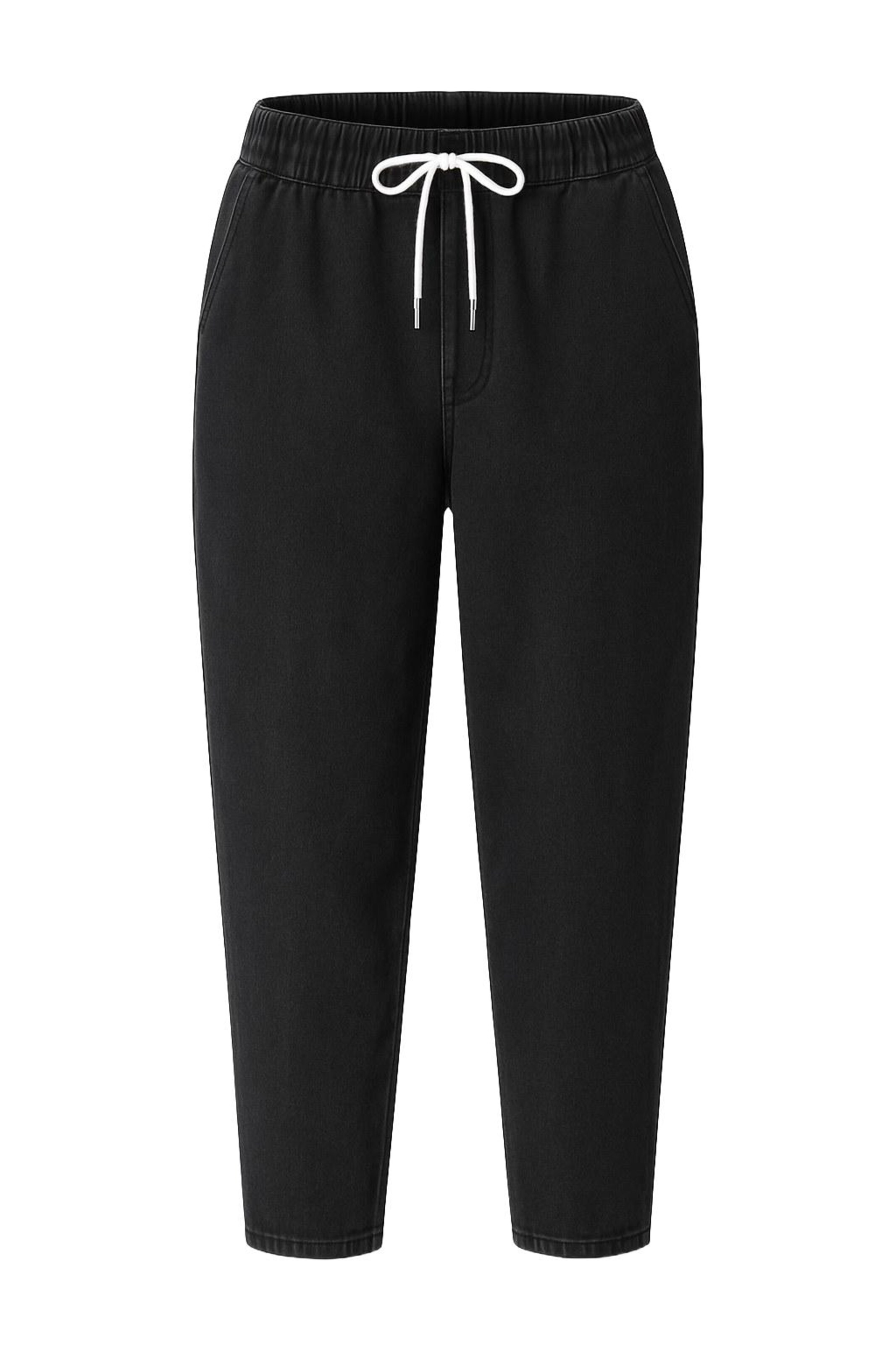 MODAMIHRAM Regular Jeans in Zwart: voorkant