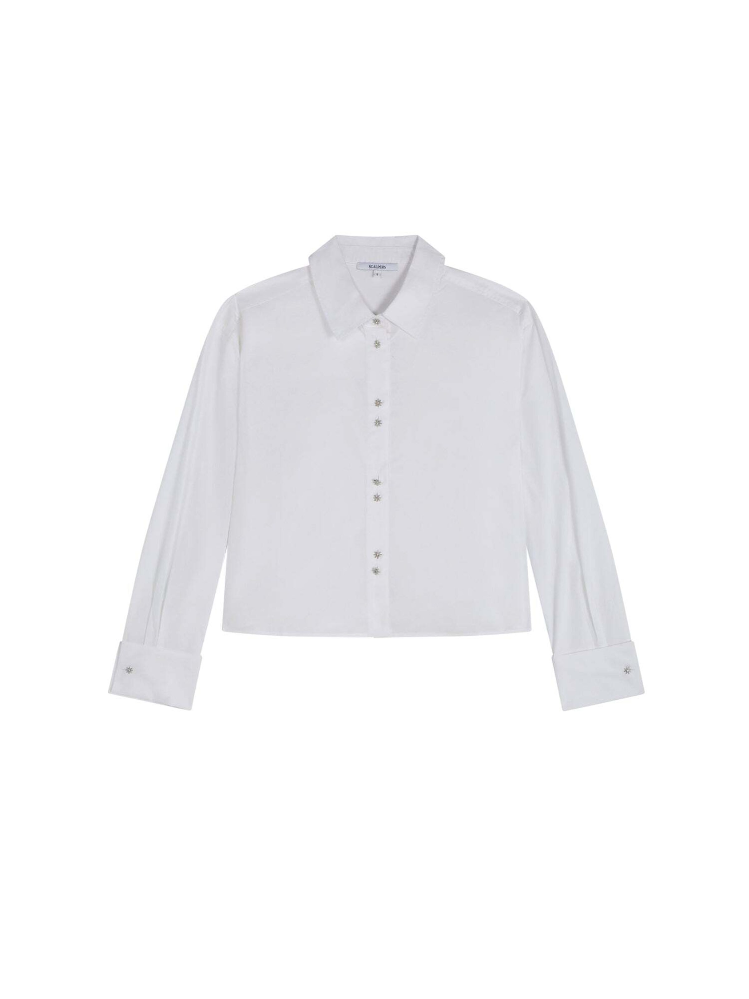 Scalpers Blouse 'Joy' in White: front