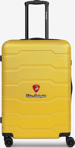 Valisette 'Bologna' Tonino Lamborghini en jaune : devant
