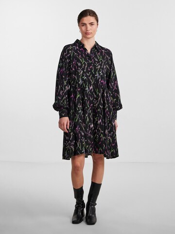 Y.A.S Shirt dress 'LINIRA' in Black