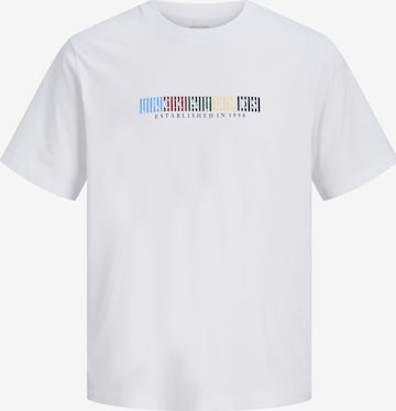 Jack & Jones Plus Särk 'JORNANTUCKET BRANDING', värv valge: eest vaates