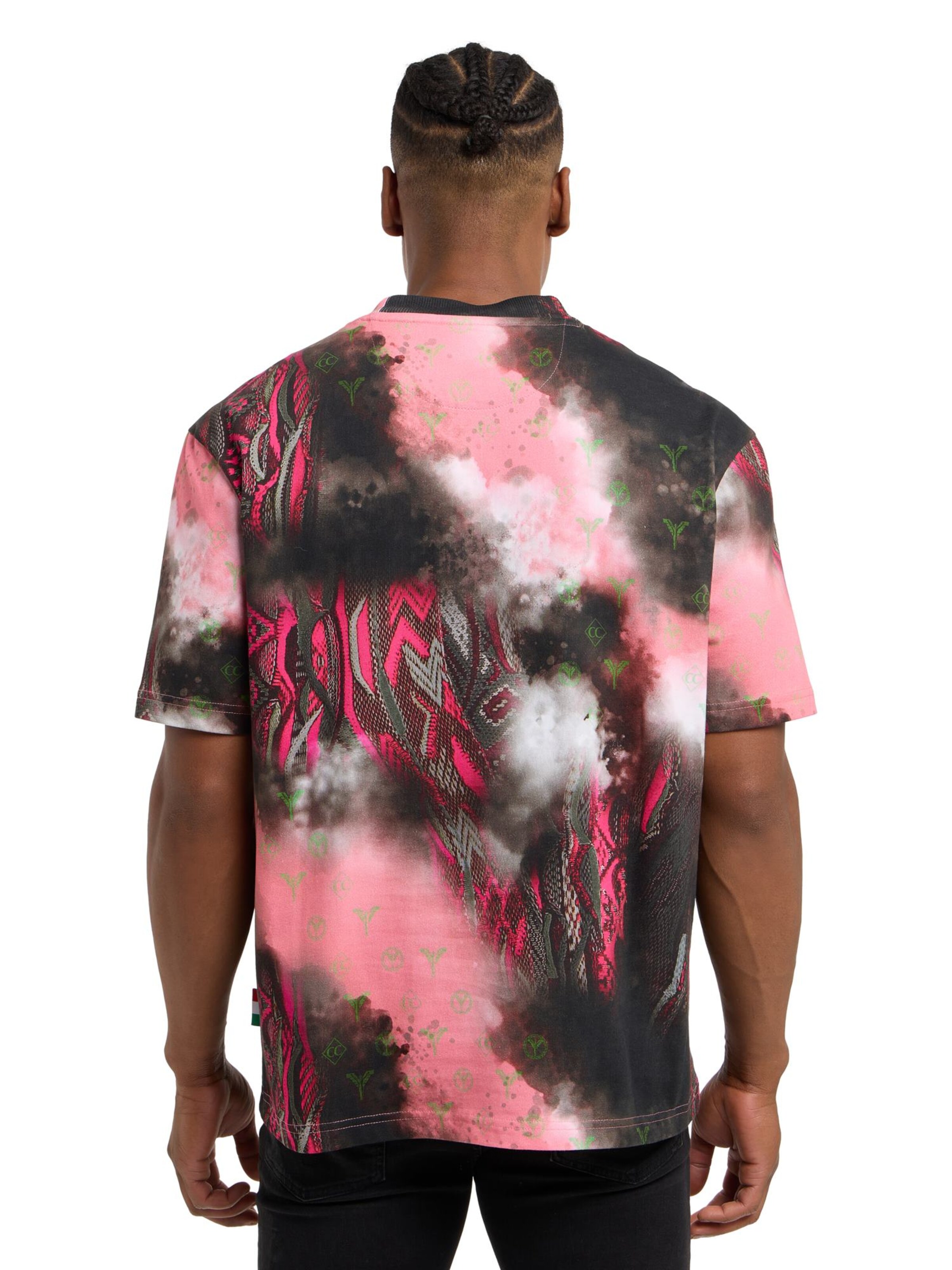 T-Shirt 'D'Inezo' Carlo Colucci en mélange de couleurs