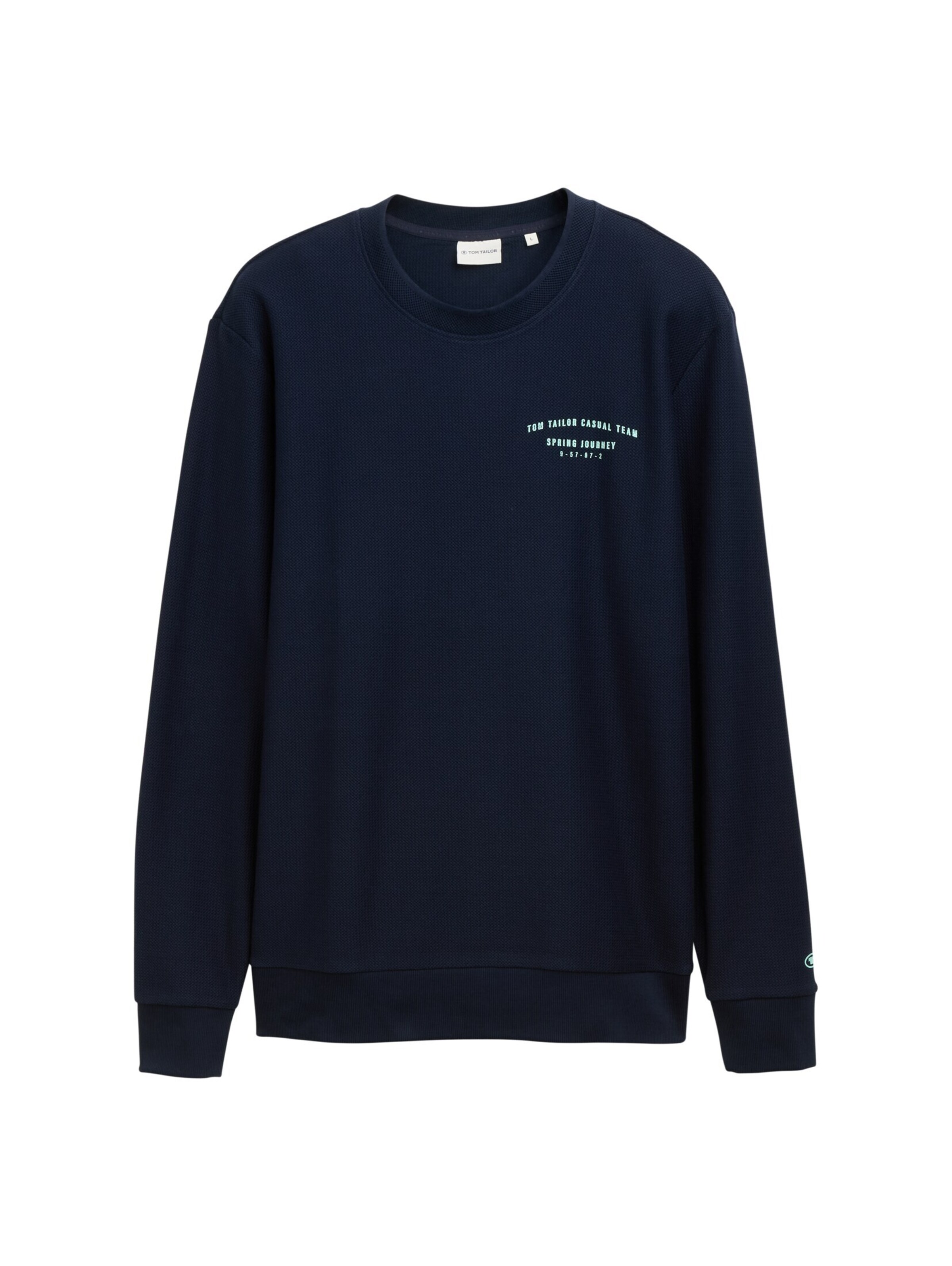 TOM TAILOR Sweatshirt in Blue: front