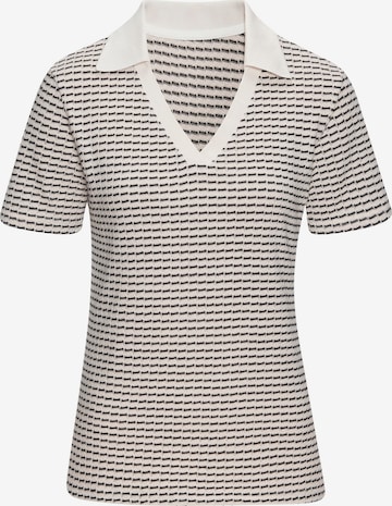 VIVANCE Poloshirt in Weiß: Vorderseite