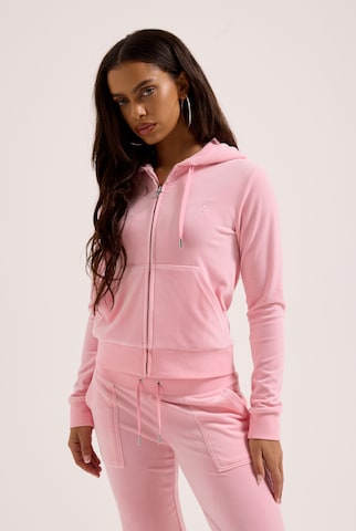 Juicy Couture Petite Tepláková bunda 'ROBERTSON' - Ružová