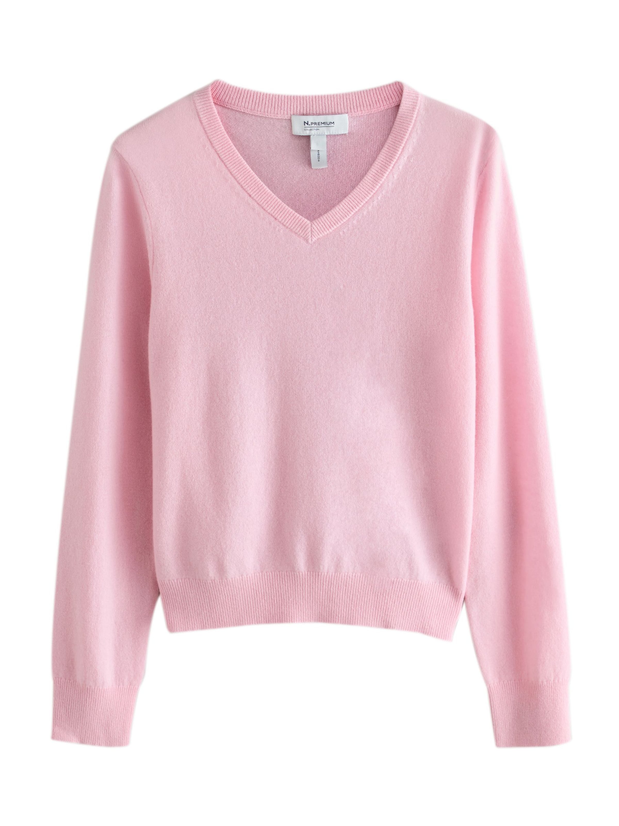 Next Pullover in S in rosa, Produktansicht