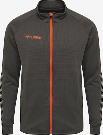 Veste de sport Hummel en gris : devant