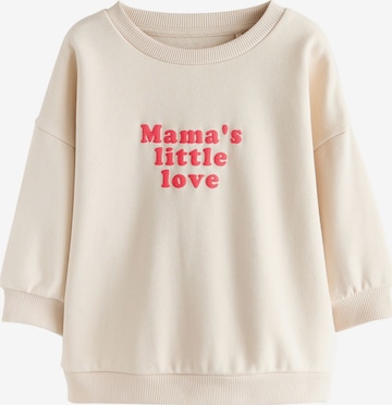 Sweat Next en beige : devant