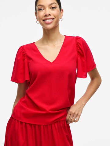 VILA Blouse in Red