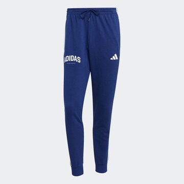 ADIDAS SPORTSWEAR Tapered Sporthose in Blau: Vorderseite