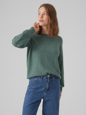 VERO MODA Sweater 'BRILLIANT' in Green: front