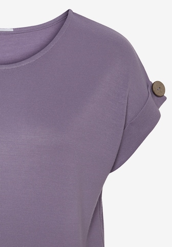 LASCANA Shirt in Purple