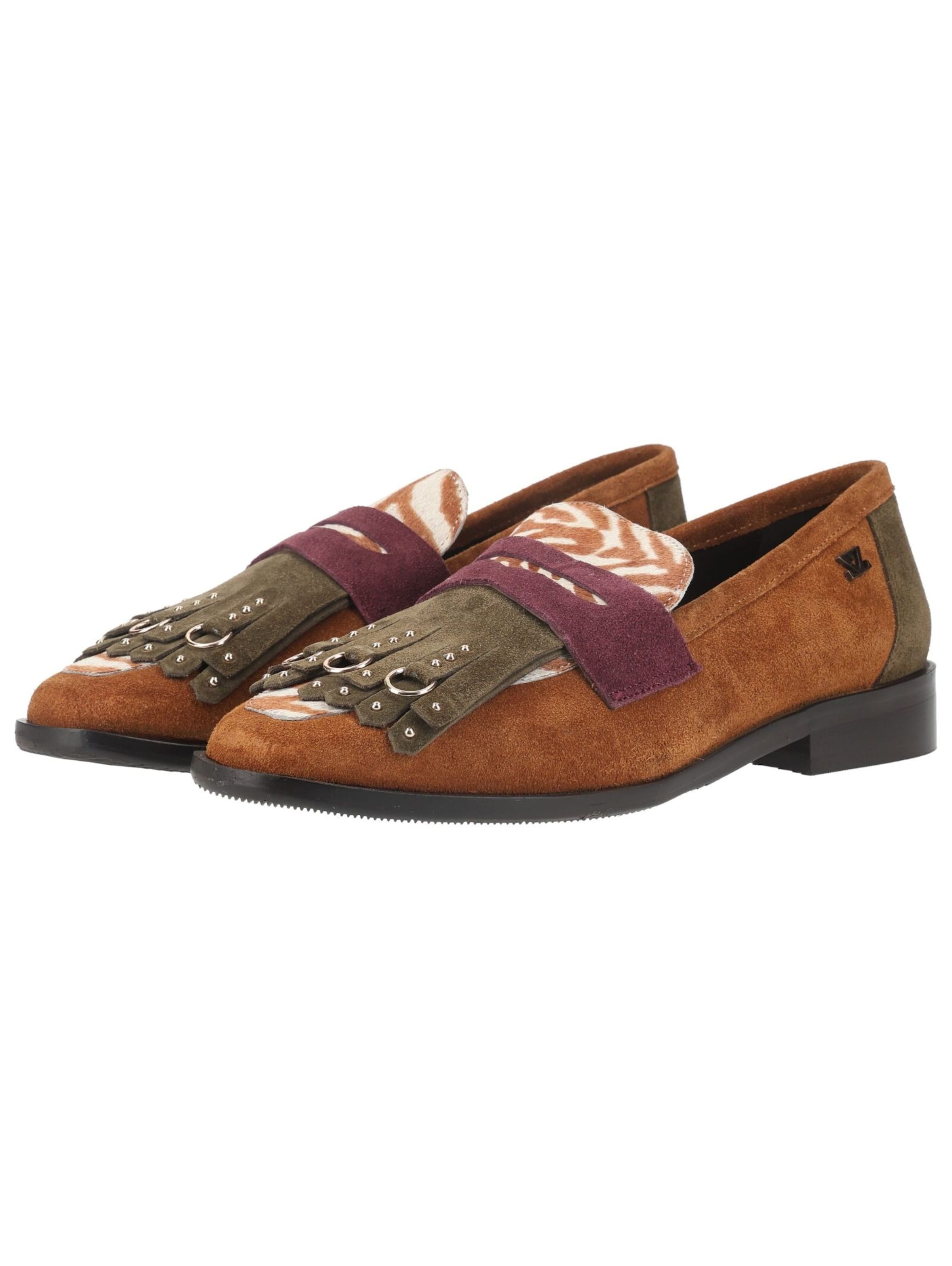 LAZAMANI Classic Flats in Brown