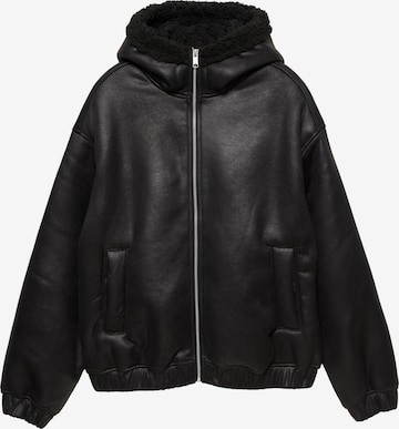 Pull&Bear Prehodna jakna 'STWD' | črna barva: sprednja stran