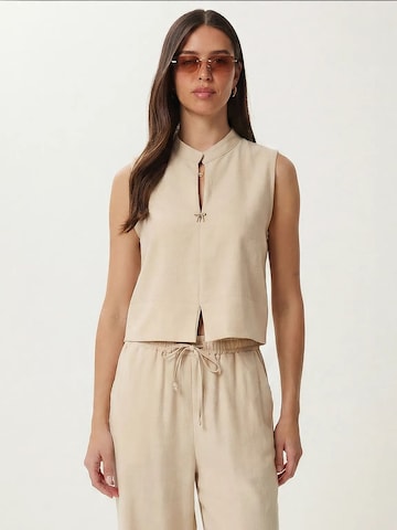 Pantalons de tailleur Happiness İstanbul en beige