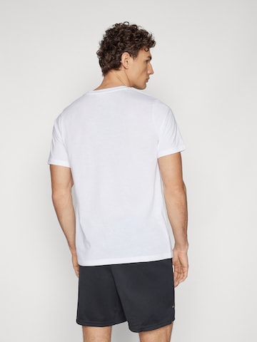 T-Shirt fonctionnel 'Heathertech' new balance en blanc