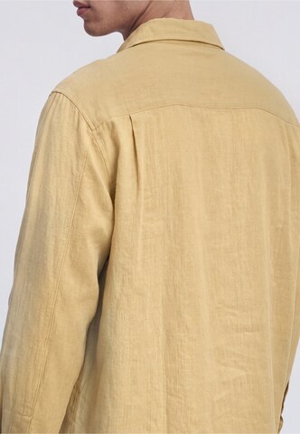 !Solid - Regular Fit Camisa 'SDALLAN' em bege