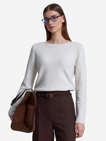 Pull-over 'Pullover' Dilvin en blanc