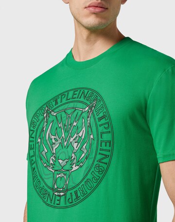 Maglietta 'Tiger' di Plein Sport in verde