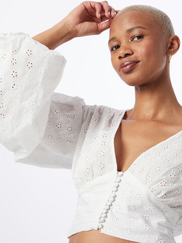 Nasty Gal Blouse in White