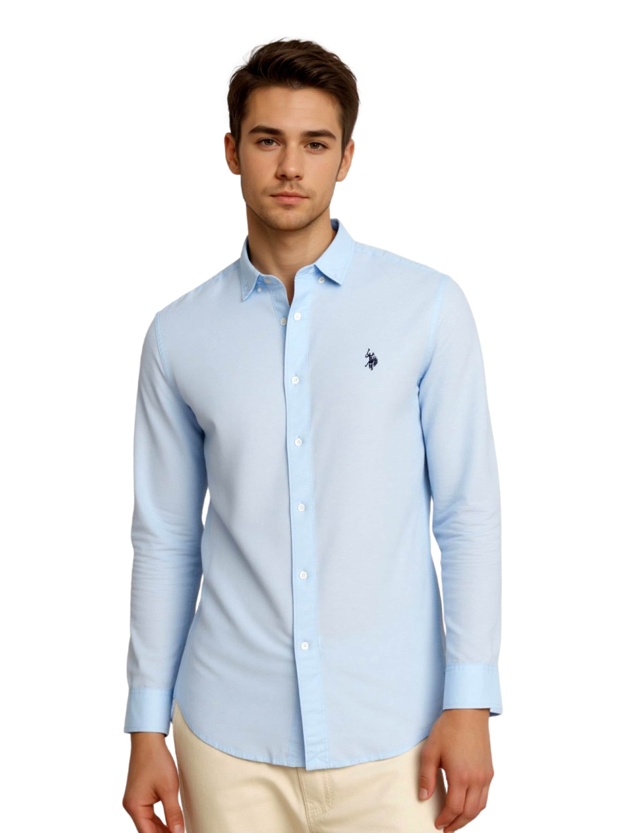 Regular fit Camicia di U.S. POLO ASSN. in blu: frontale