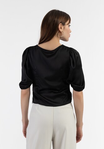 faina Blouse in Zwart