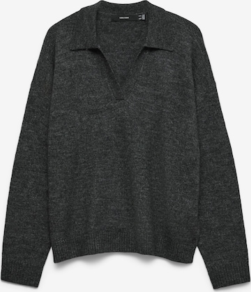 pelēks VERO MODA Džemperis 'VMLEFILE': no priekšpuses