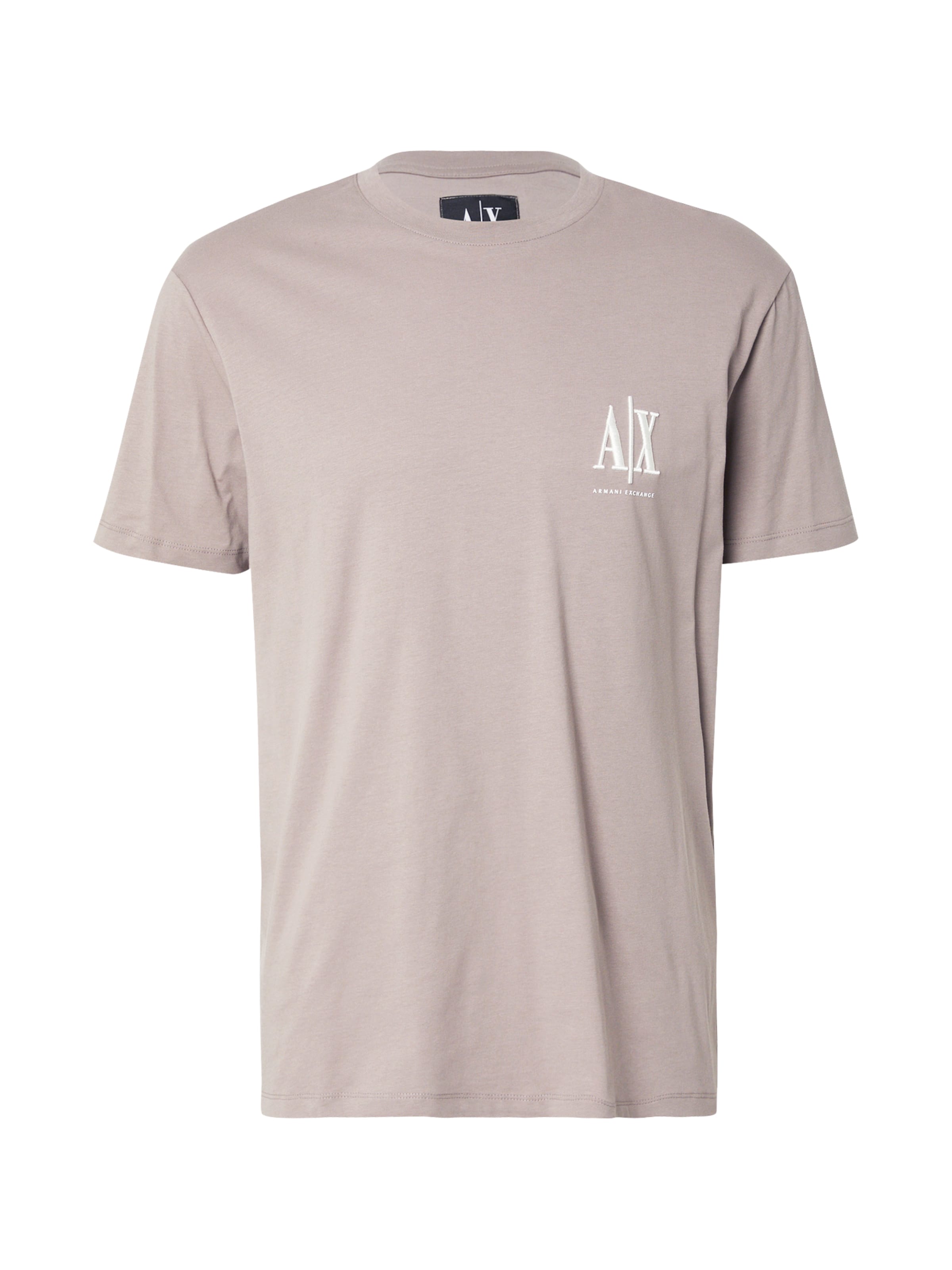 ARMANI EXCHANGE T-shirt i beige: framsida