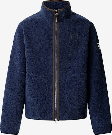 Veste en polaire Hackett London en bleu : devant