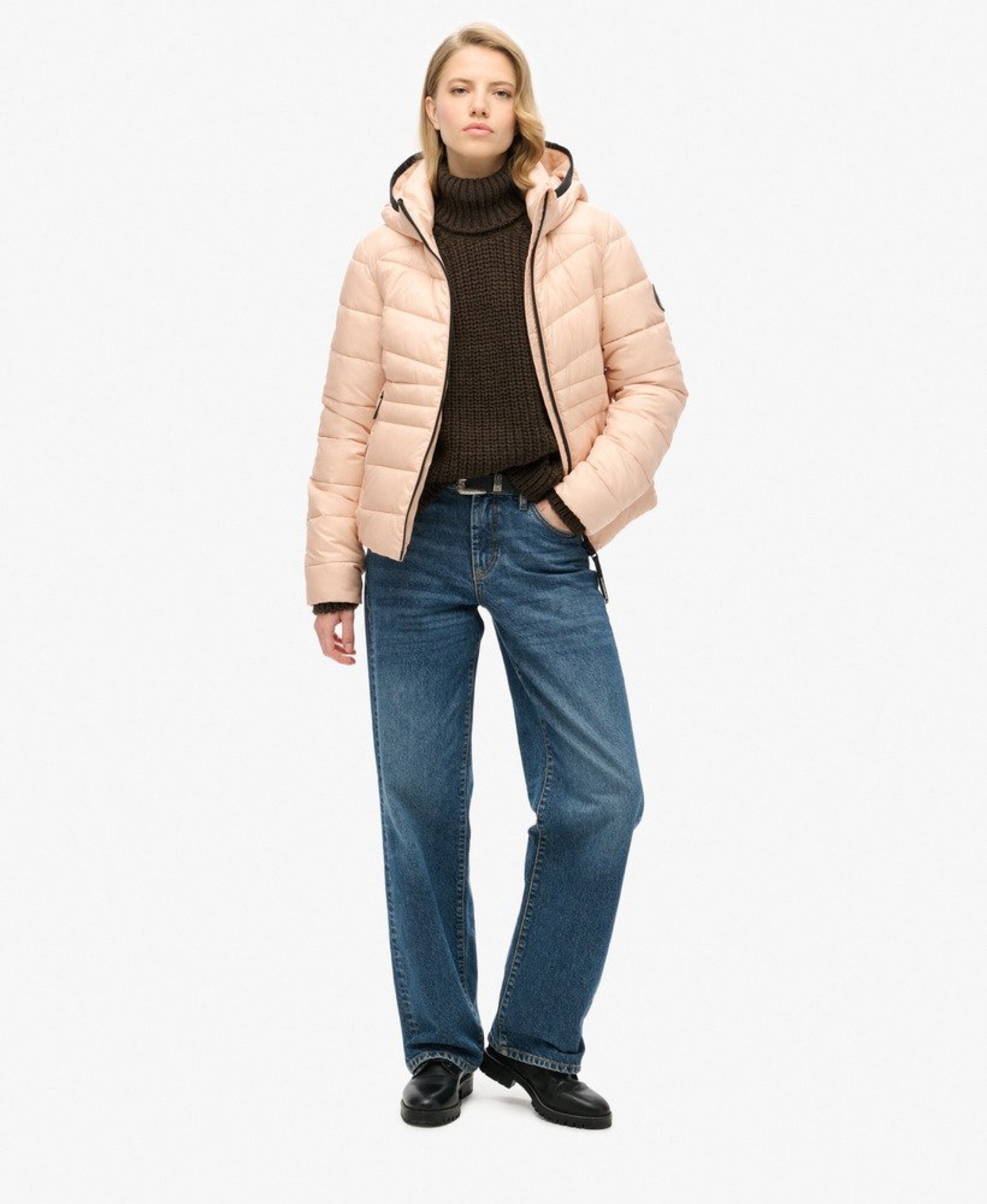 Superdry & Co Winter Jacket 'Fuji' in Pink: front