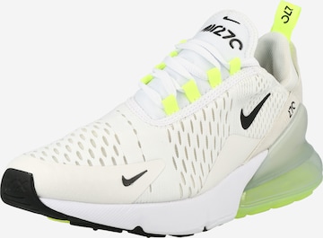 Baskets basses 'Air Max 270' Nike Sportswear en blanc : devant