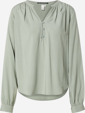 QS Bluse in Grün: Vorderseite