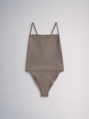 The Set Swimsuit in Brown