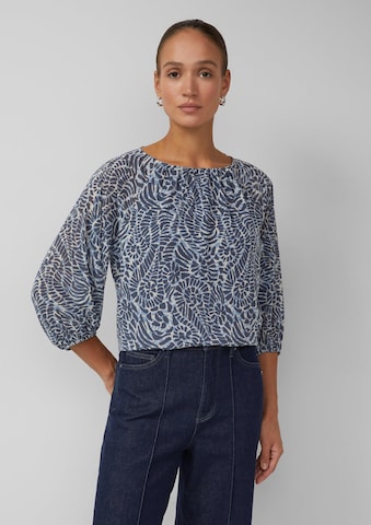 s.Oliver Bluse in Blau: Vorderseite