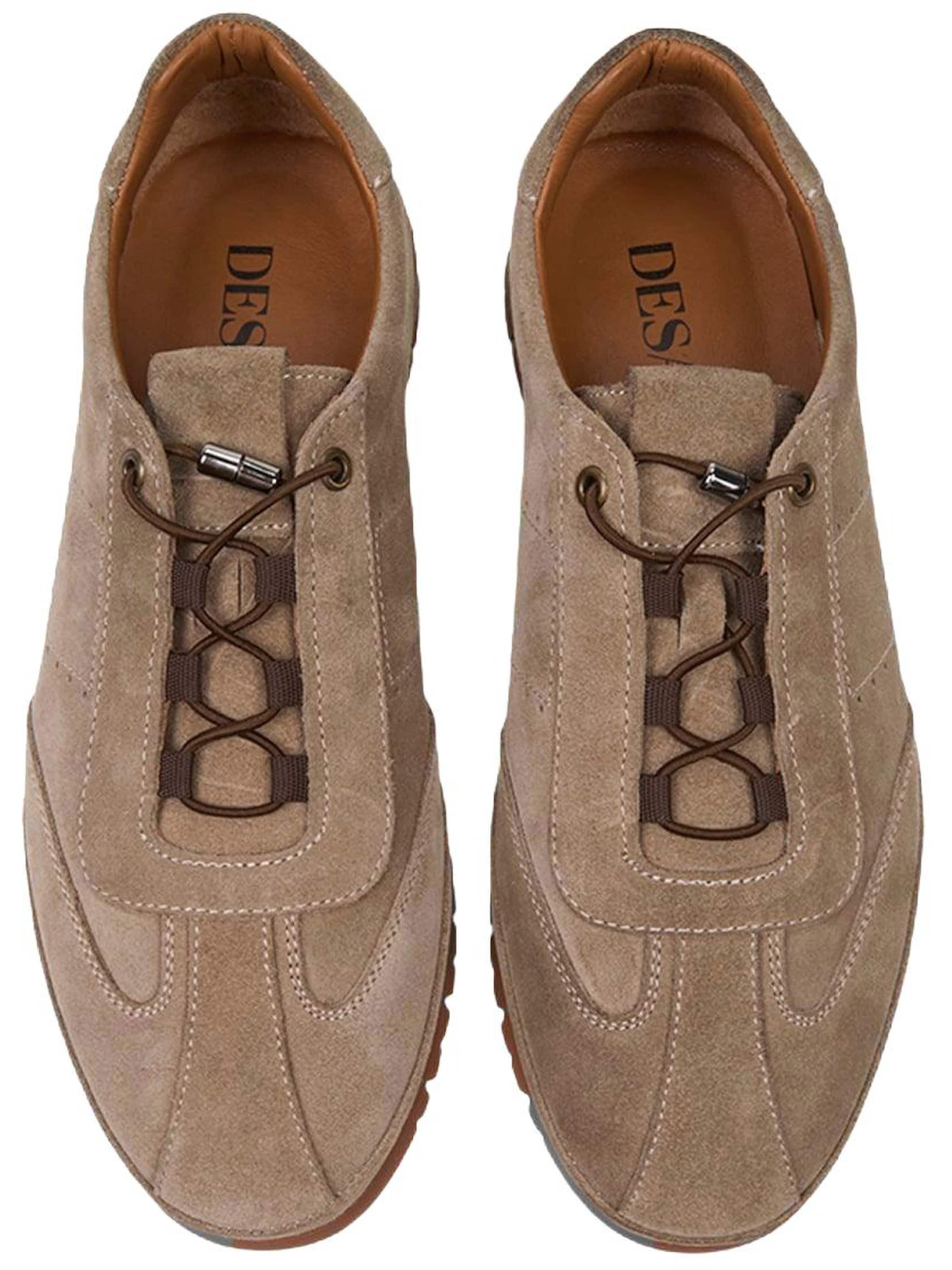 Desa Classic Flats 'Schnürschuhe' in Beige