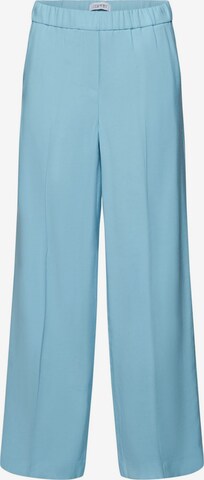 ESPRIT Regular Pleated Pants in Blue: front