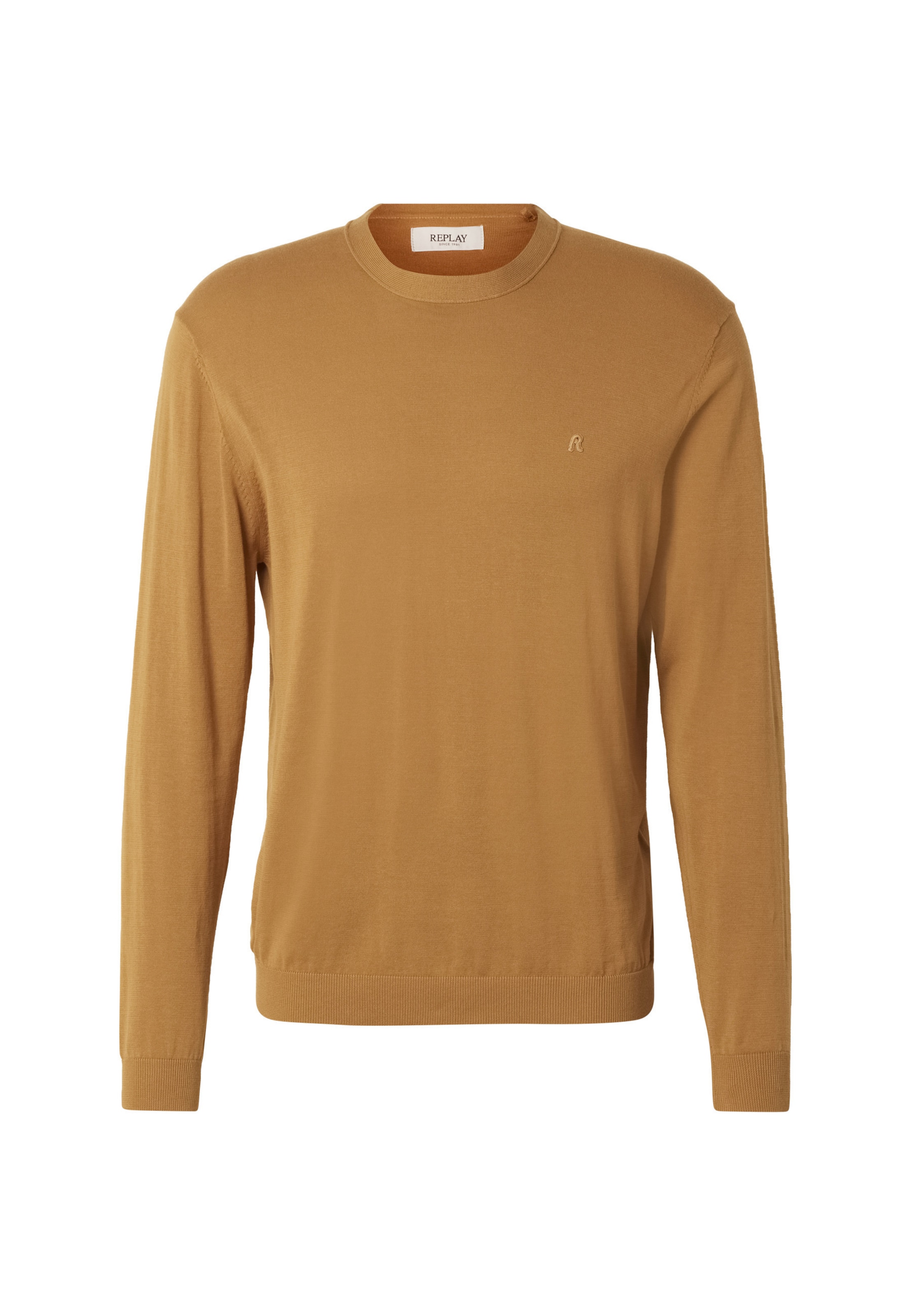 Pull-over REPLAY en marron : devant