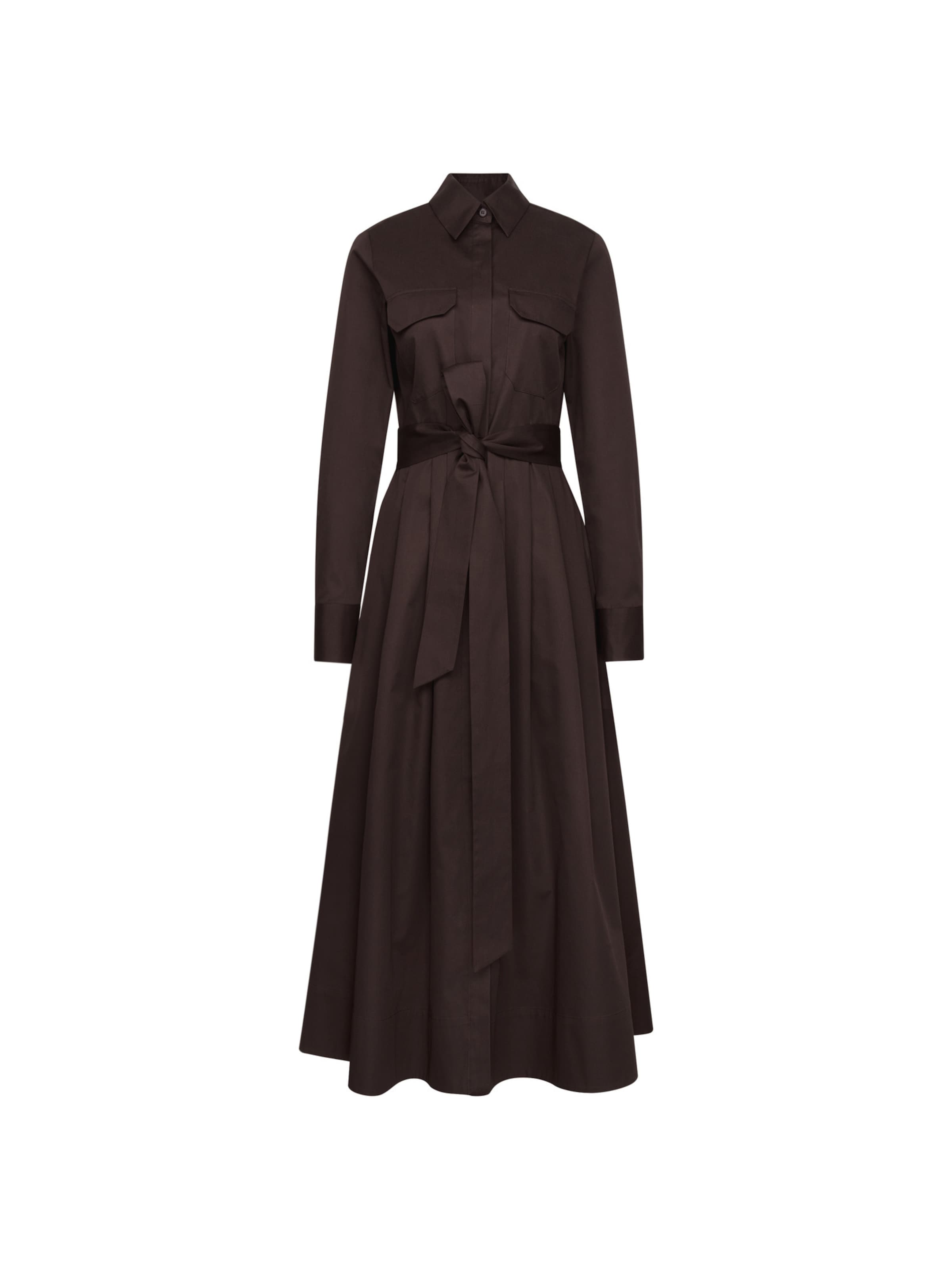 SEIDENSTICKER Shirt dress in Dark brown, Item view