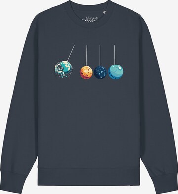 Watapparel Sweatshirt 'Weltraumforscher' in Grijs: voorkant