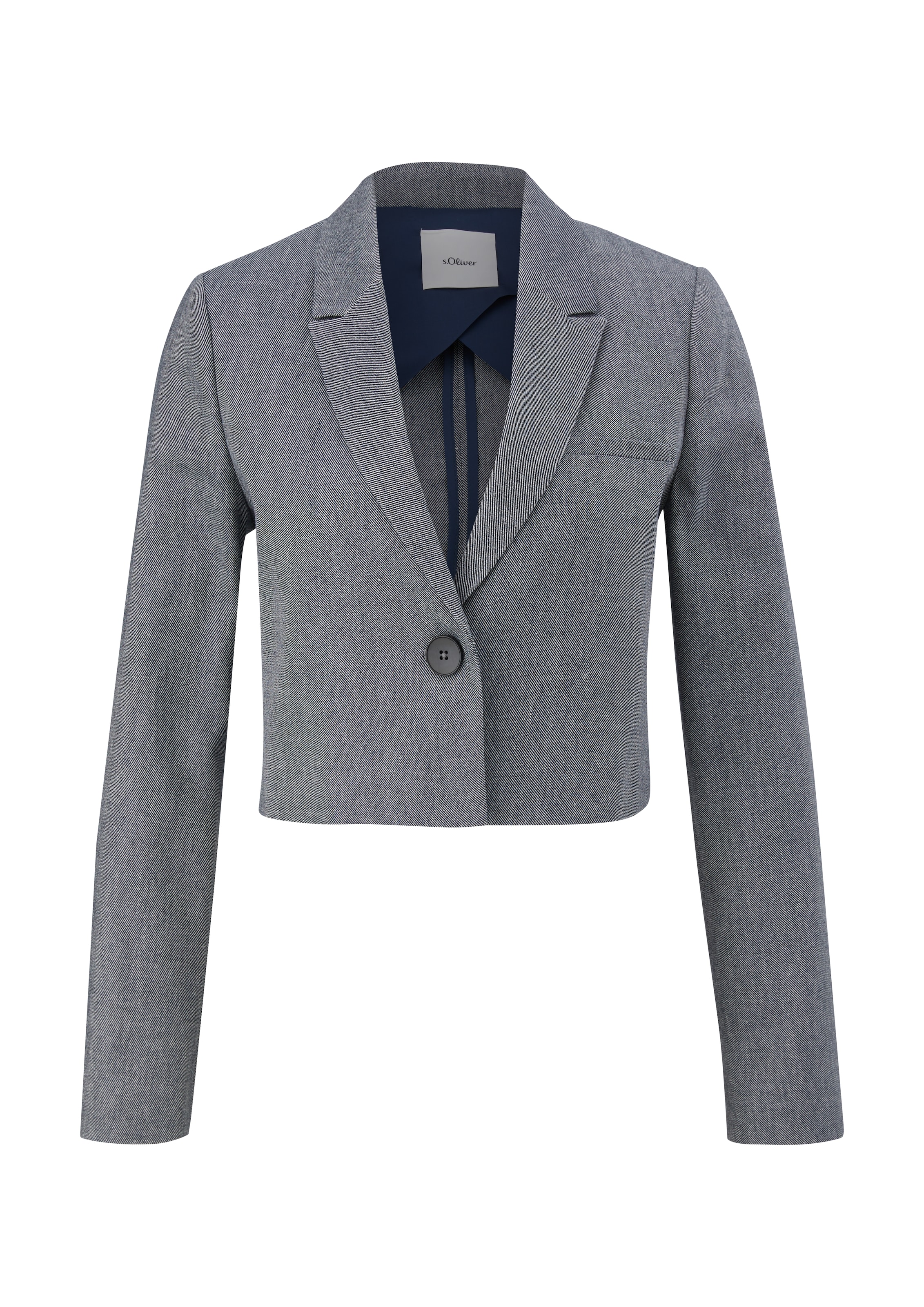 s.Oliver BLACK LABEL Blazer in Grau: Vorderseite