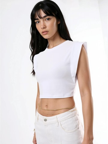 Busem T-Shirt in Weiß