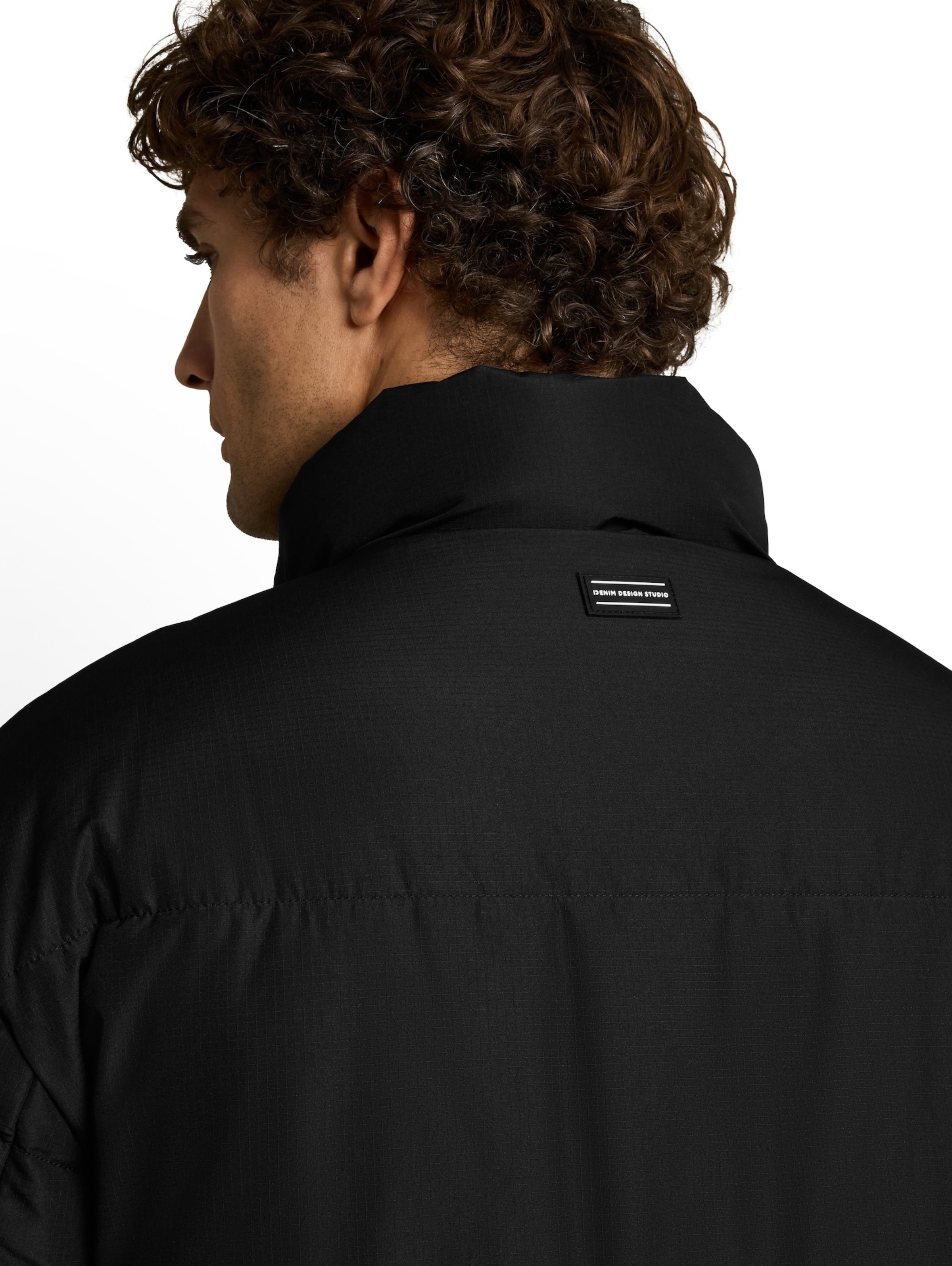 TOM TAILOR DENIM Winter jacket in Black