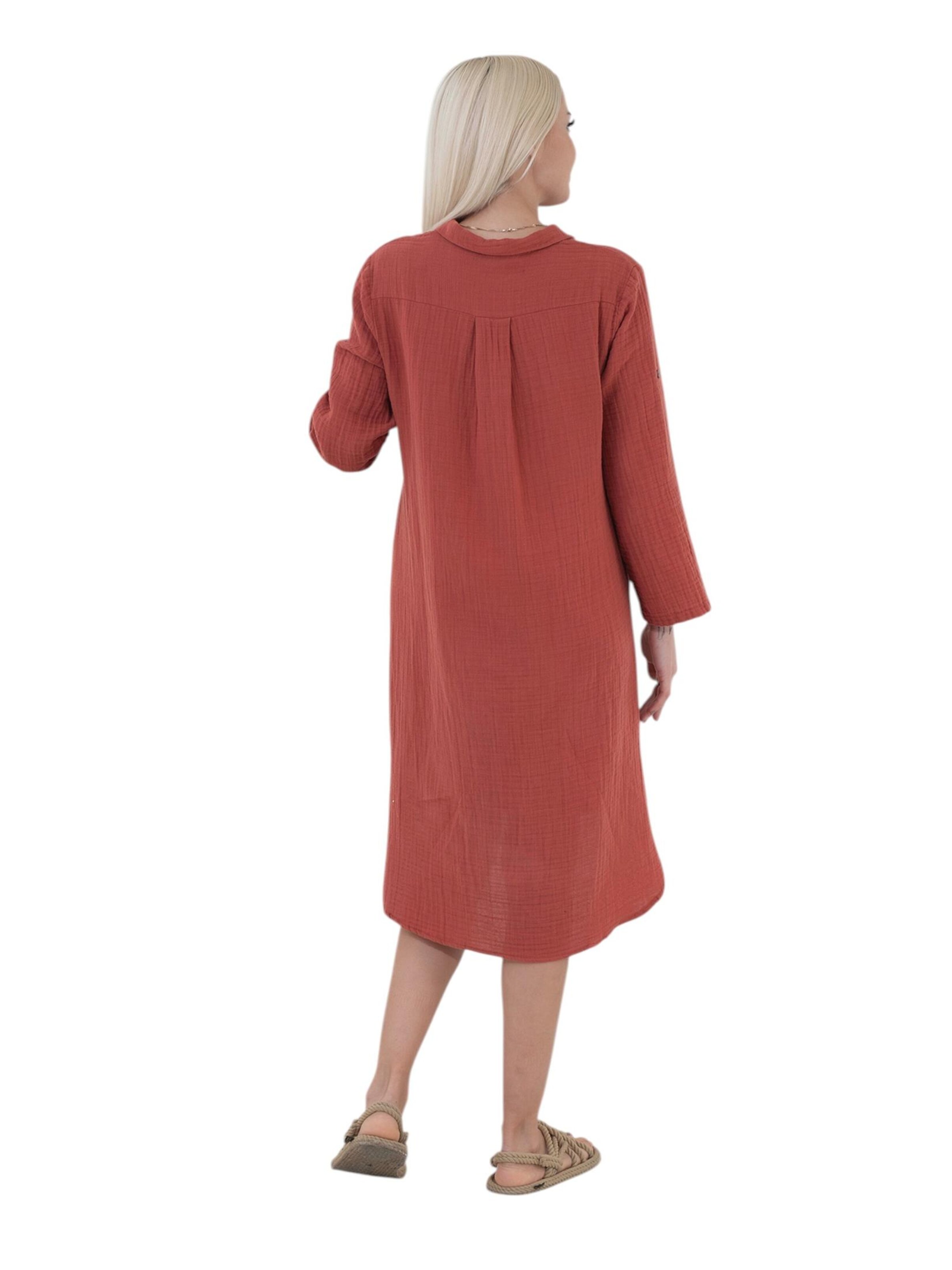 WENOR Shirt dress 'NURYA' in Red
